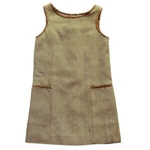 Ralph Lauren Classic Brown Dress Pockets Buttons Toddler Girl 4T